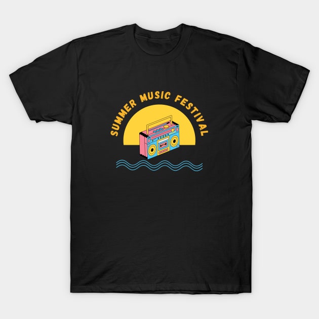 Summer music festival T-Shirt by withpingu